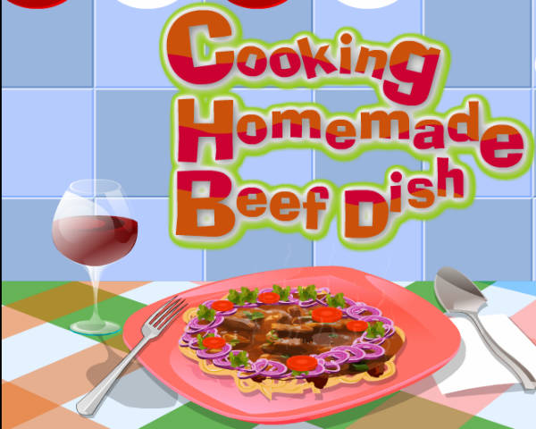 Cooking Homemade Beef Dish