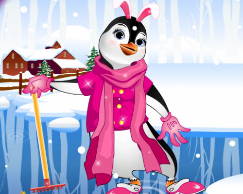 Summer Penguin Dress Up Game
